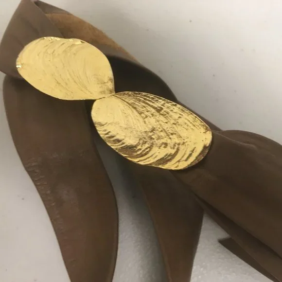 Bergere | Accessories | Bergere Leather Belt Gold Shells  display picture 2